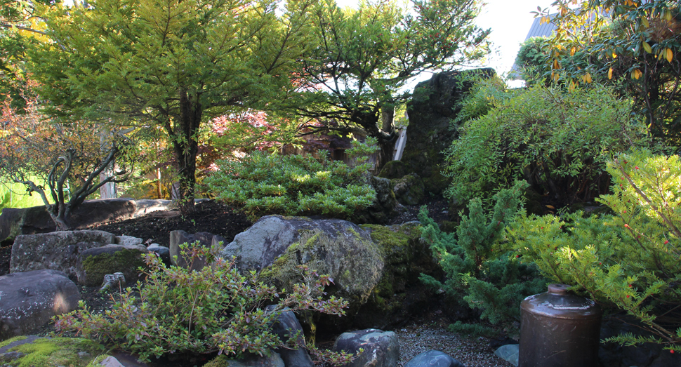 日本庭園のような一面も兼ね備えています