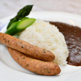 北海道産季節の野菜とソーセージカレー