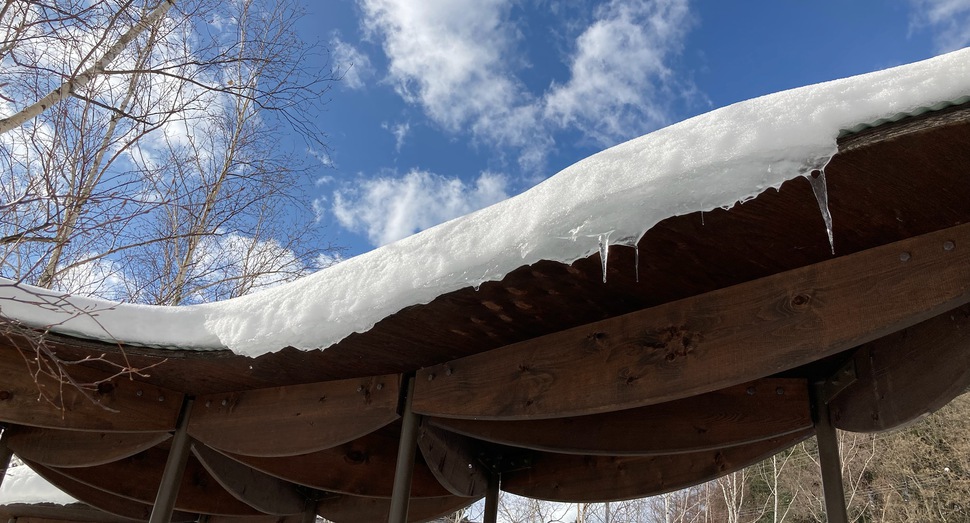 雪解けが進みそうです