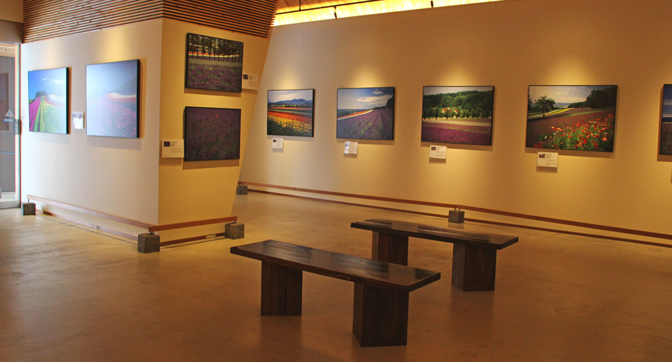 写真館で四季折々の写真を眺めたり･･･