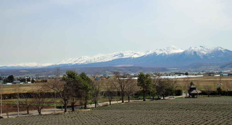 雄大な十勝岳連峰
